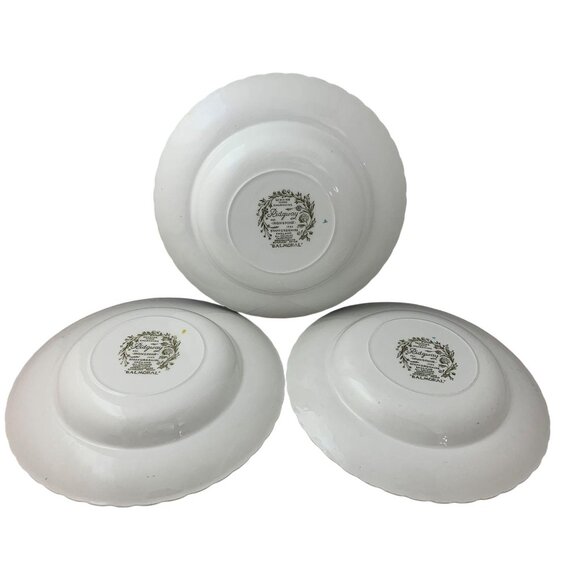 Ridgway Balmoral Ironstone Soup Bowls Set of 3 Staffordshire England 9.75" - Picture 6 of 8